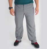 Mens Jack Wolfskin Walton 5004632 Tarmac Grey Asian Fit Light Hiking Trousers